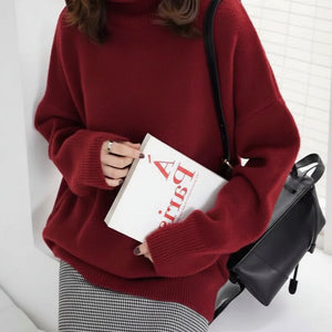 Cashmere-Blend Turtleneck Sweater