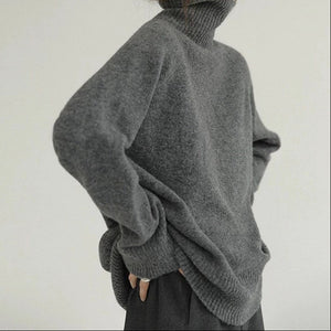Cashmere-Blend Turtleneck Sweater